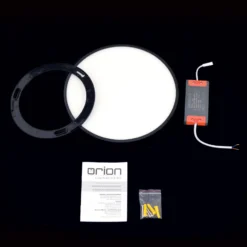 LED-Deckenleuchte Bully in Schwarz, 3.000 K, Ø28cm