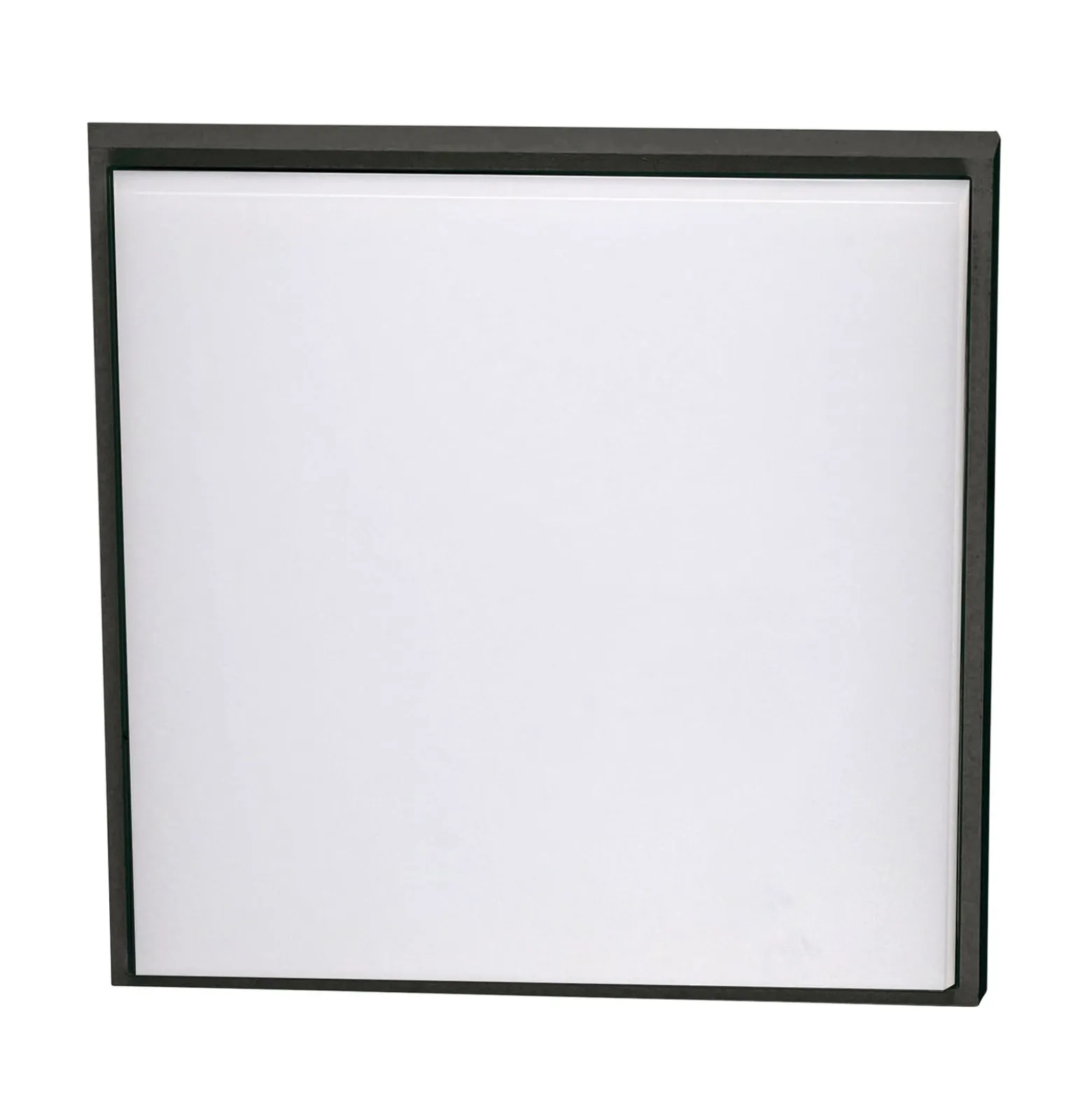 LED-Deckenleuchte Desdy, 30x30 cm, IP54, schwarz