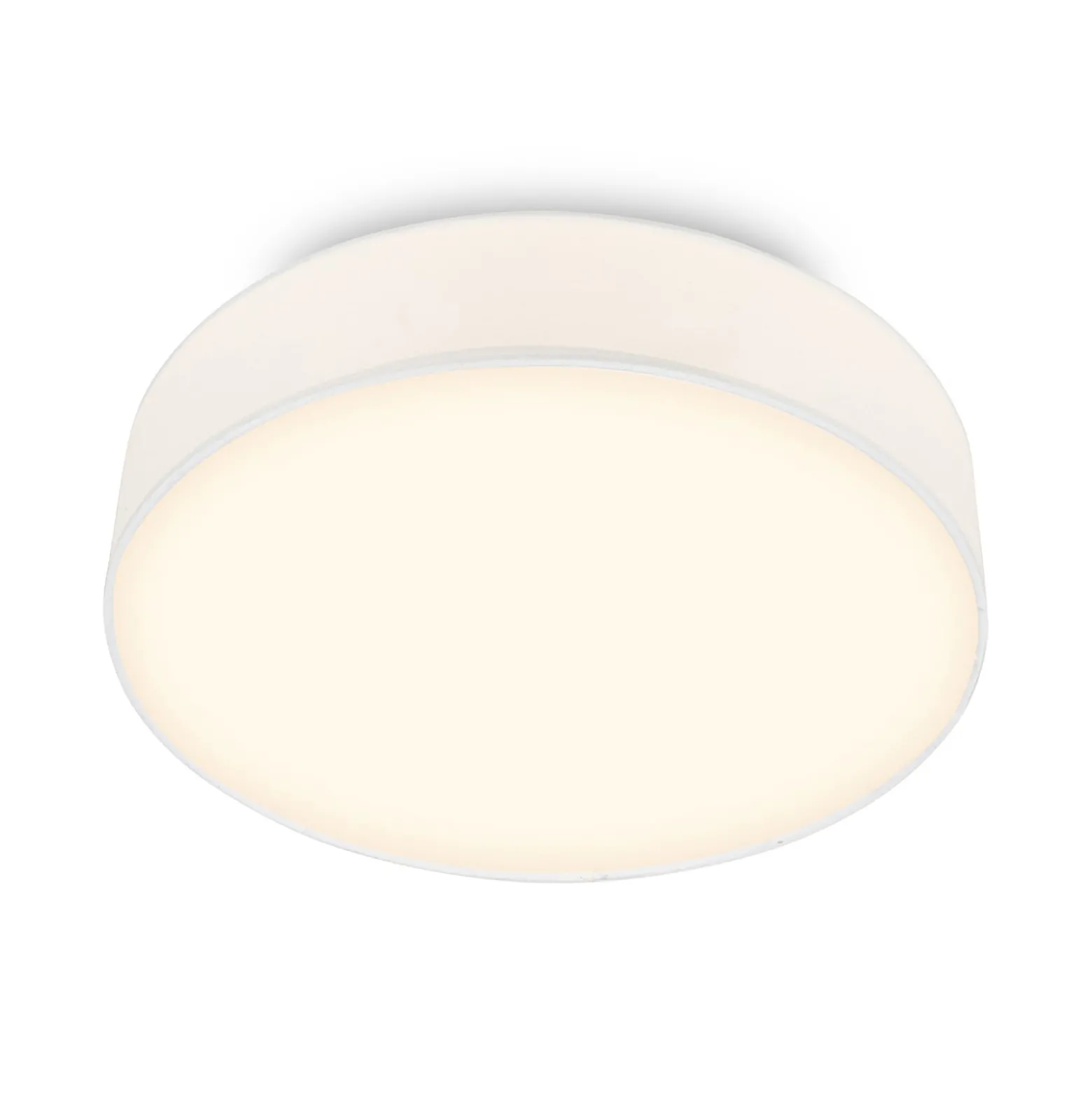 LED-Deckenleuchte Duck, weiß, Ø 38 cm, Textil, 3000K
