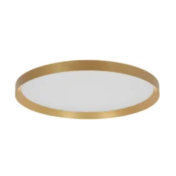 LED-Deckenleuchte Flady, goldfarben, Ø 40 cm direkt/indirekt