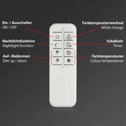 LED-Deckenleuchte Frame 2-flammig, CCT, aluminium