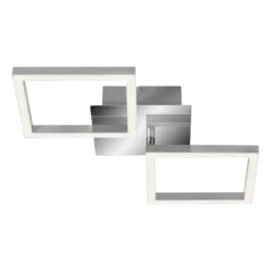 LED-Deckenleuchte Frame, 3.000 K, chrom