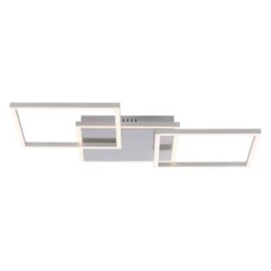 LED-Deckenleuchte Iven, stahl, 75x45cm
