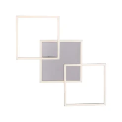 LED-Deckenleuchte Iven, stahl, 75x45cm