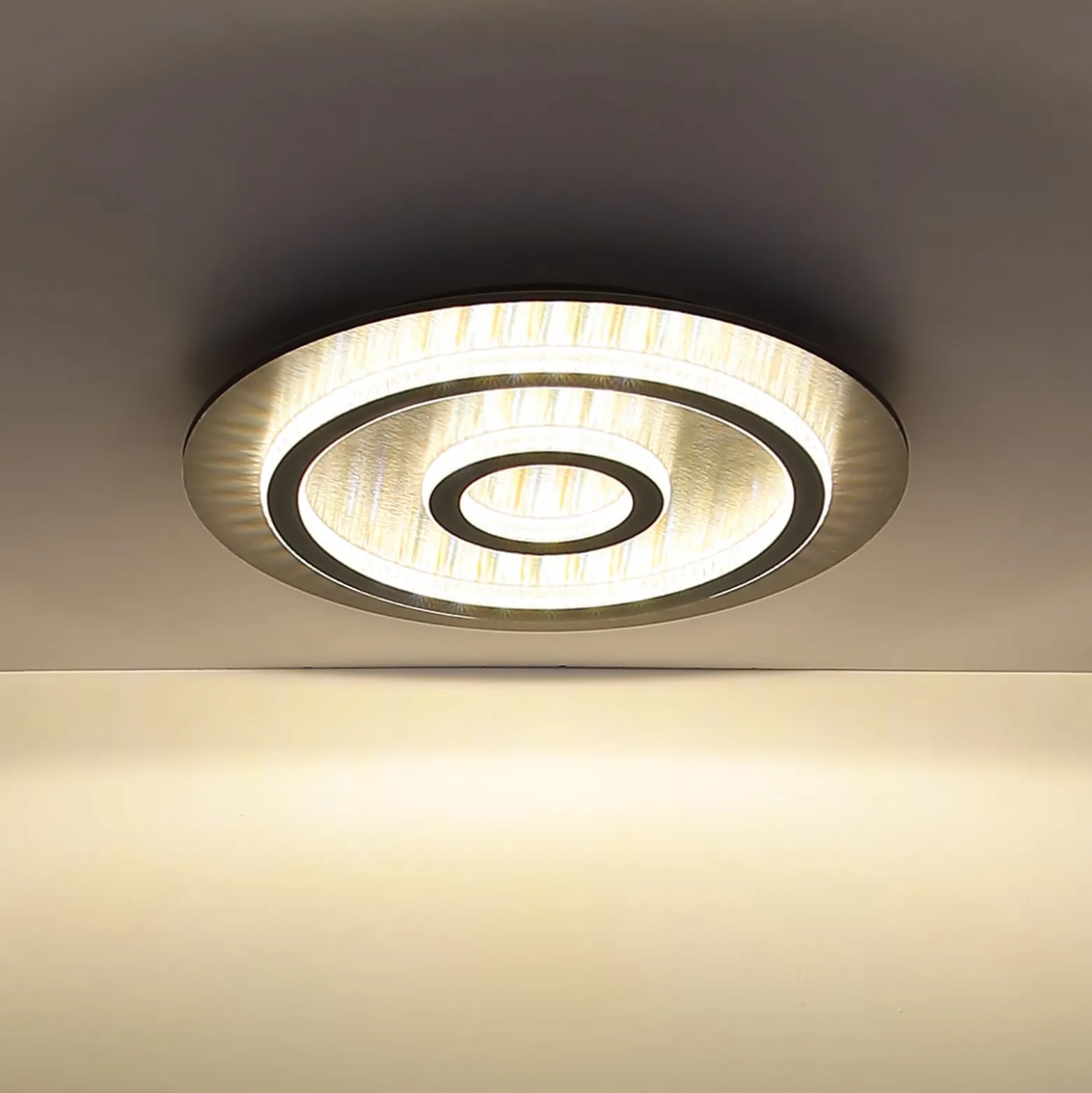 LED-Deckenleuchte Jayden, schwarz/anthrazit, CCT, dimmbar