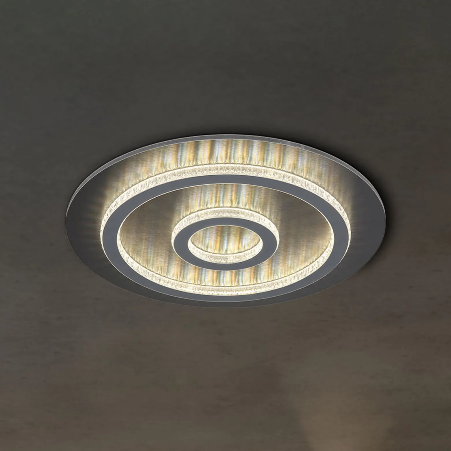 LED-Deckenleuchte Jayden, schwarz/anthrazit, CCT, dimmbar