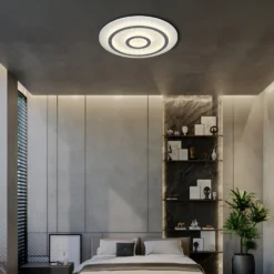 LED-Deckenleuchte Jayden, weiß/anthrazit, CCT, dimmbar