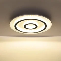 LED-Deckenleuchte Jayden, weiß/anthrazit, CCT, dimmbar