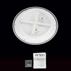 LED-Deckenleuchte MASCA, schwarz, Ø 40 cm, CCT, Metall, dim