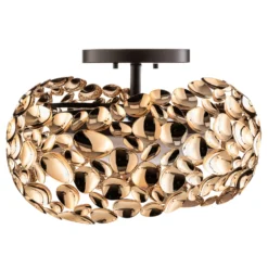 LED-Deckenleuchte Narisa, Ø 46 cm, roségold