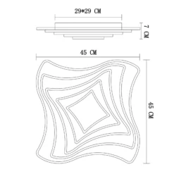 LED-Deckenleuchte Octavio, sandfarben, Metall, CCT, dimmbar