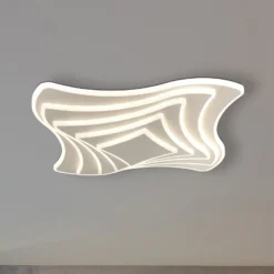 LED-Deckenleuchte Octavio, sandfarben, Metall, CCT, dimmbar