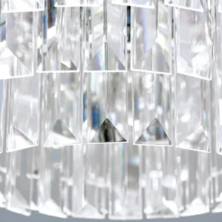 LED-Deckenleuchte Prism, chrom, Ø 35 cm