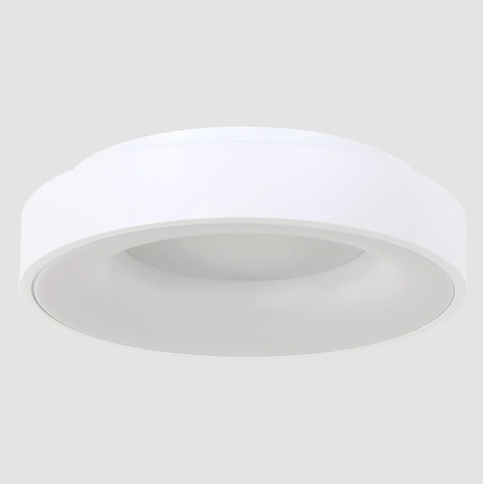 LED-Deckenleuchte Ringlede, 2.700 K, Ø 48 cm, weiß, Metall