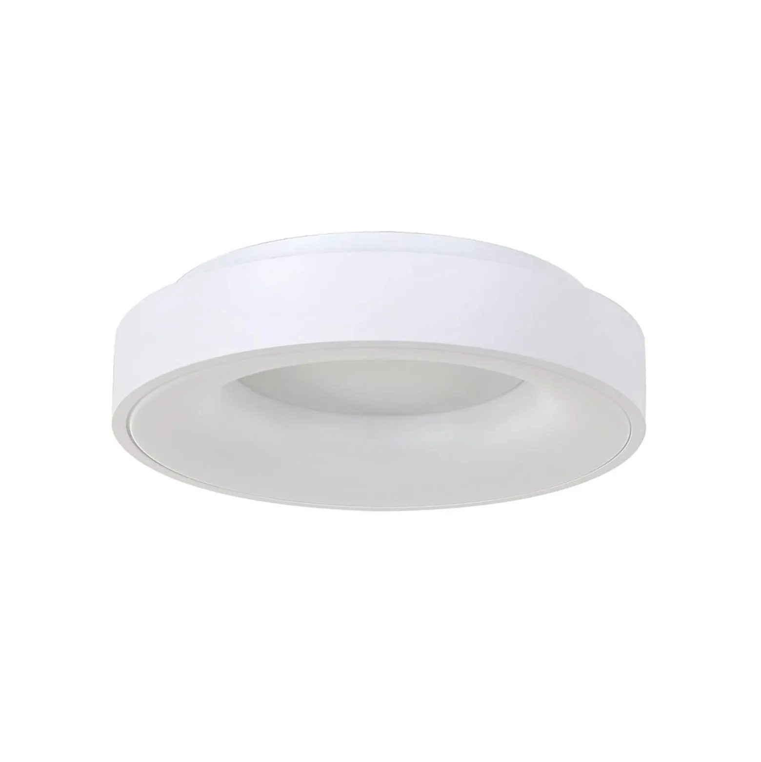 LED-Deckenleuchte Ringlede, 2.700 K, Ø 48 cm, weiß, Metall