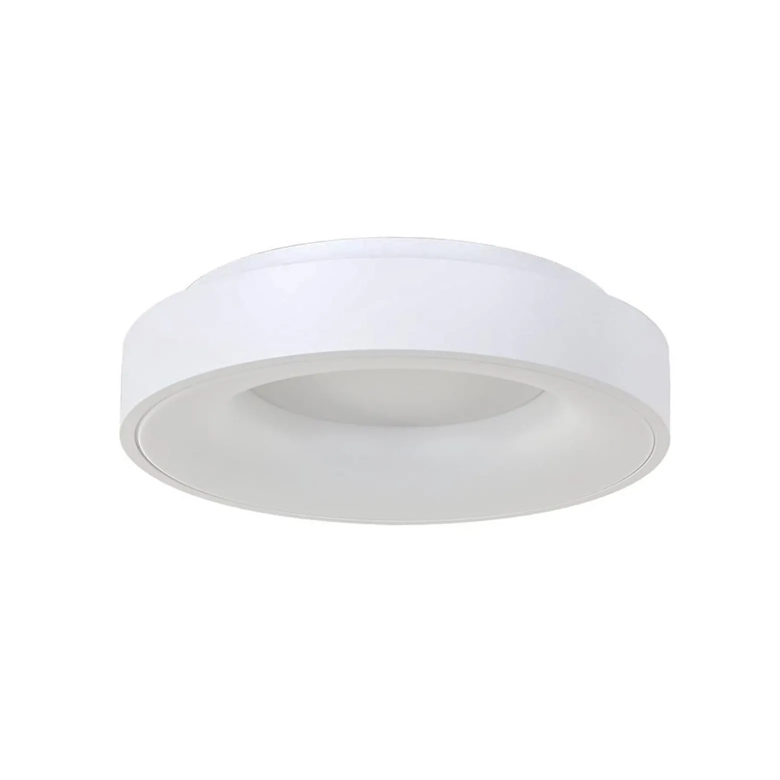 LED-Deckenleuchte Ringlede, 2.700 K, Ø 38 cm, weiß, Metall
