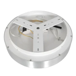 LED-Deckenleuchte Ringlede, 2.700 K, Ø 38 cm, silber, Metall