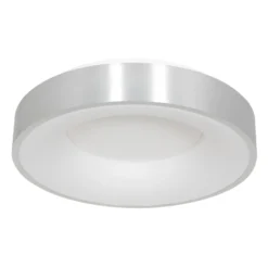 LED-Deckenleuchte Ringlede, 2.700 K, Ø 38 cm, silber, Metall