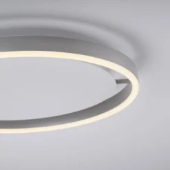 LED-Deckenleuchte Ritus, Ø 39,3 cm, aluminium, step-dim