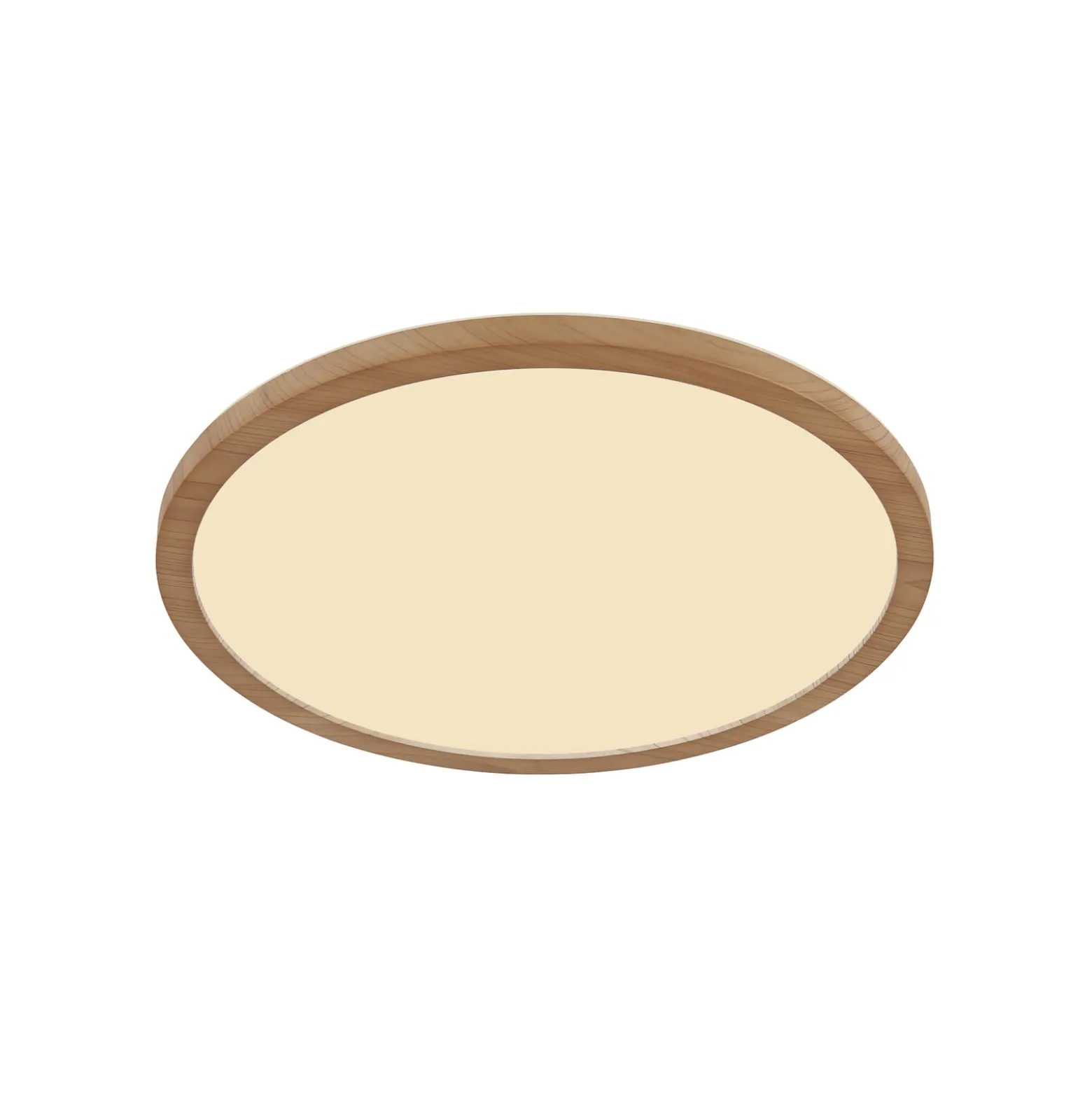 LED-Deckenleuchte Sapana Ø 29,5 cm Holzoptik