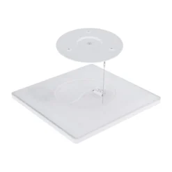 LED-Deckenleuchte Sapana, eckig, dimmbar, weiß
