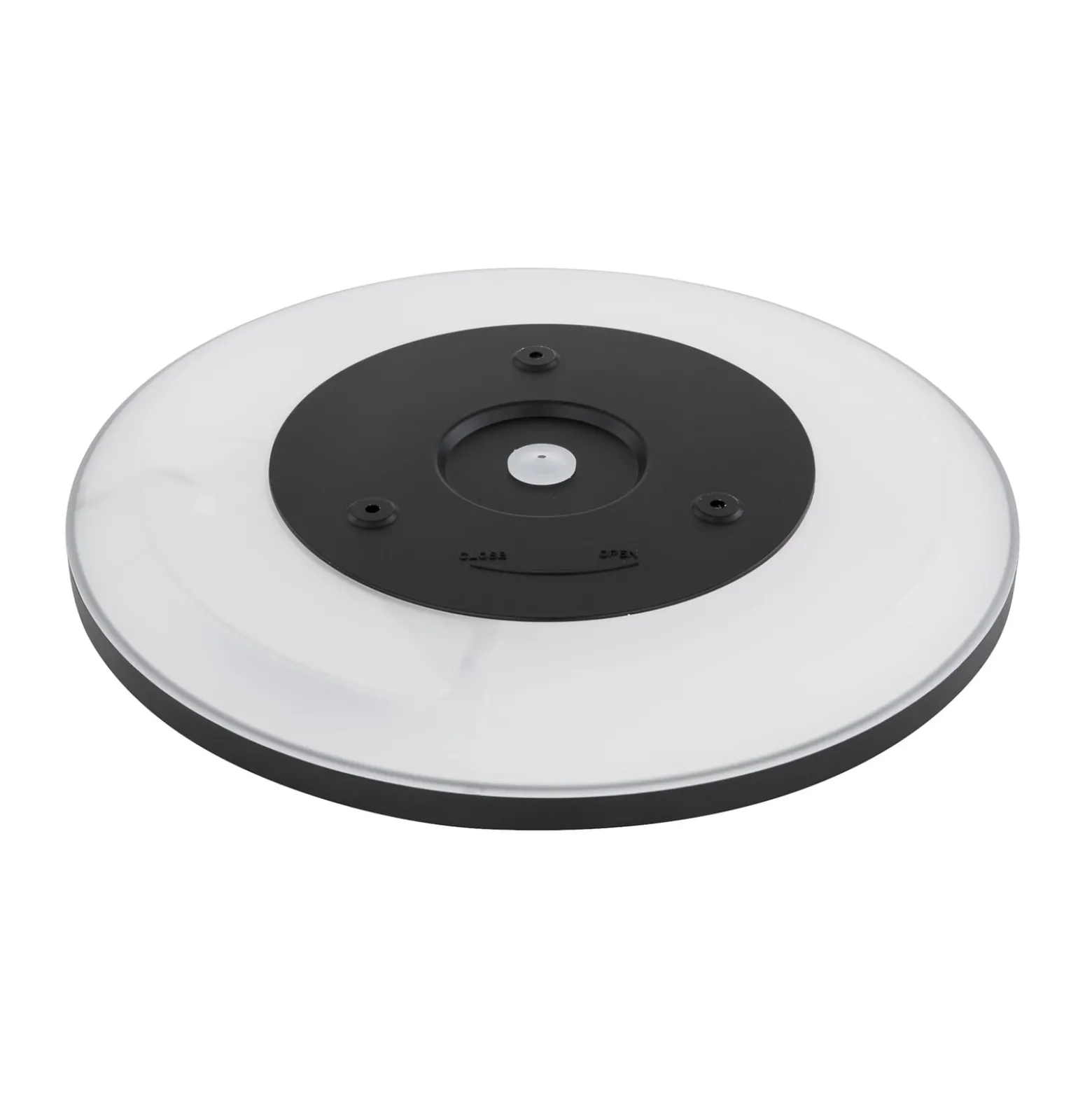 LED-Deckenleuchte Sapana, schwarz, rund, dimmbar