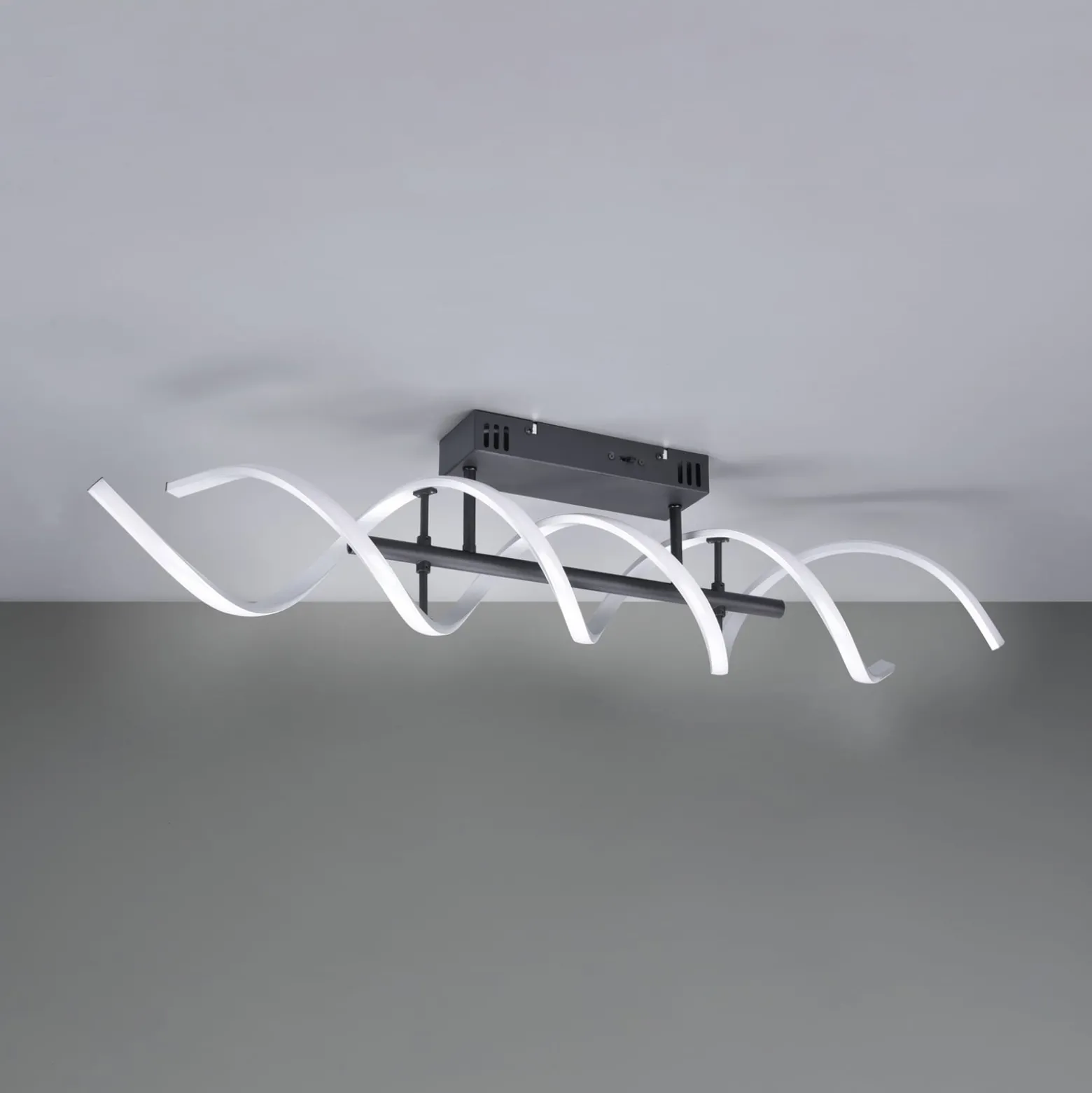 LED-Deckenleuchte Sequence, dimmbar, CCT, alu