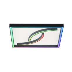 LED-Deckenleuchte Serpent, dimmbar, RGBW, Quadrat