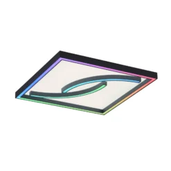 LED-Deckenleuchte Serpent, dimmbar, RGBW, Quadrat