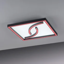 LED-Deckenleuchte Serpent, dimmbar, RGBW, Quadrat