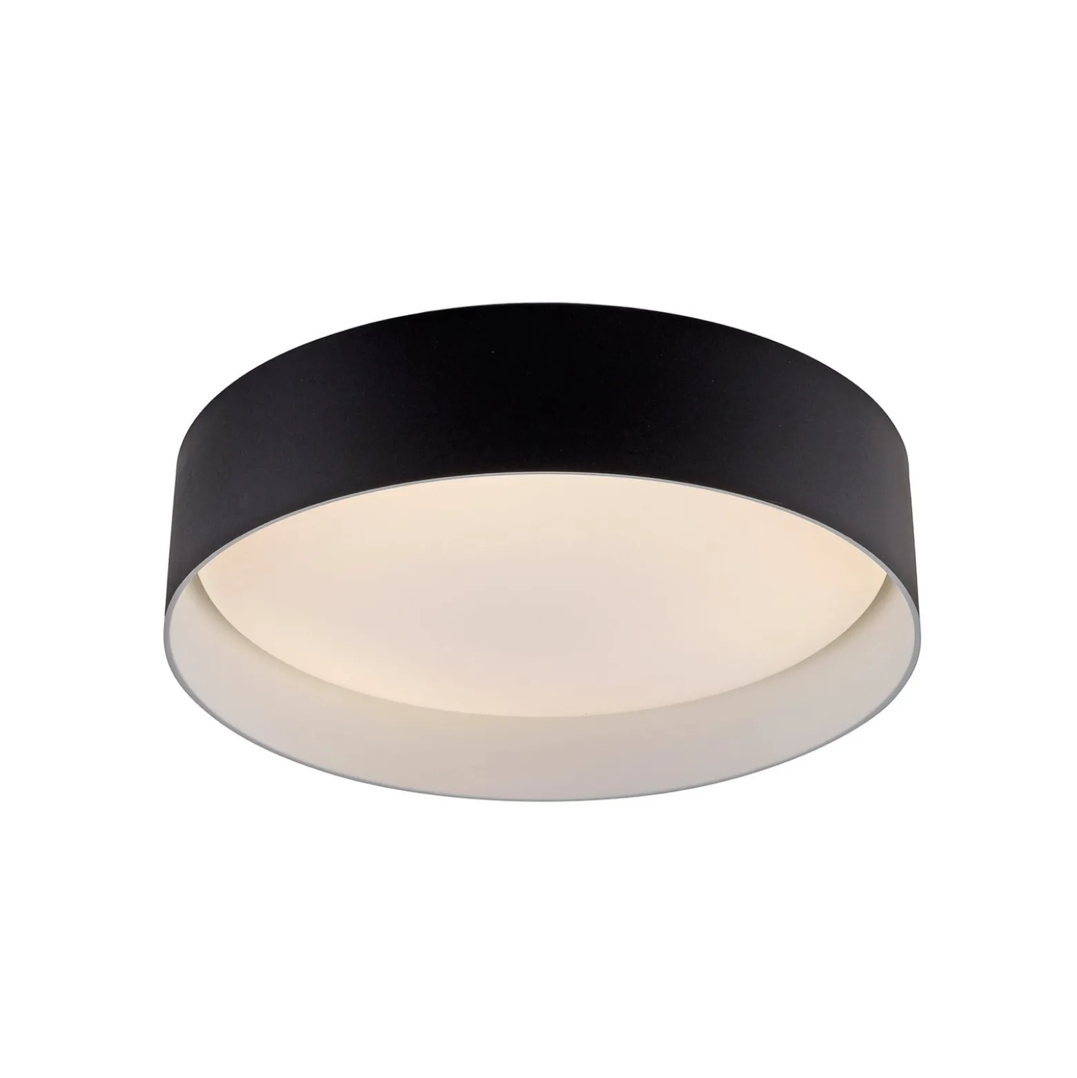 LED-Deckenleuchte TAVOLI, schwarz, Ø 29 cm, Metall, CCT, dim