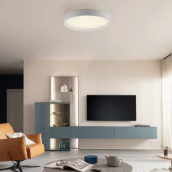 LED-Deckenleuchte TAVOLI, weiß, Ø 49 cm, Metall, CCT, dim
