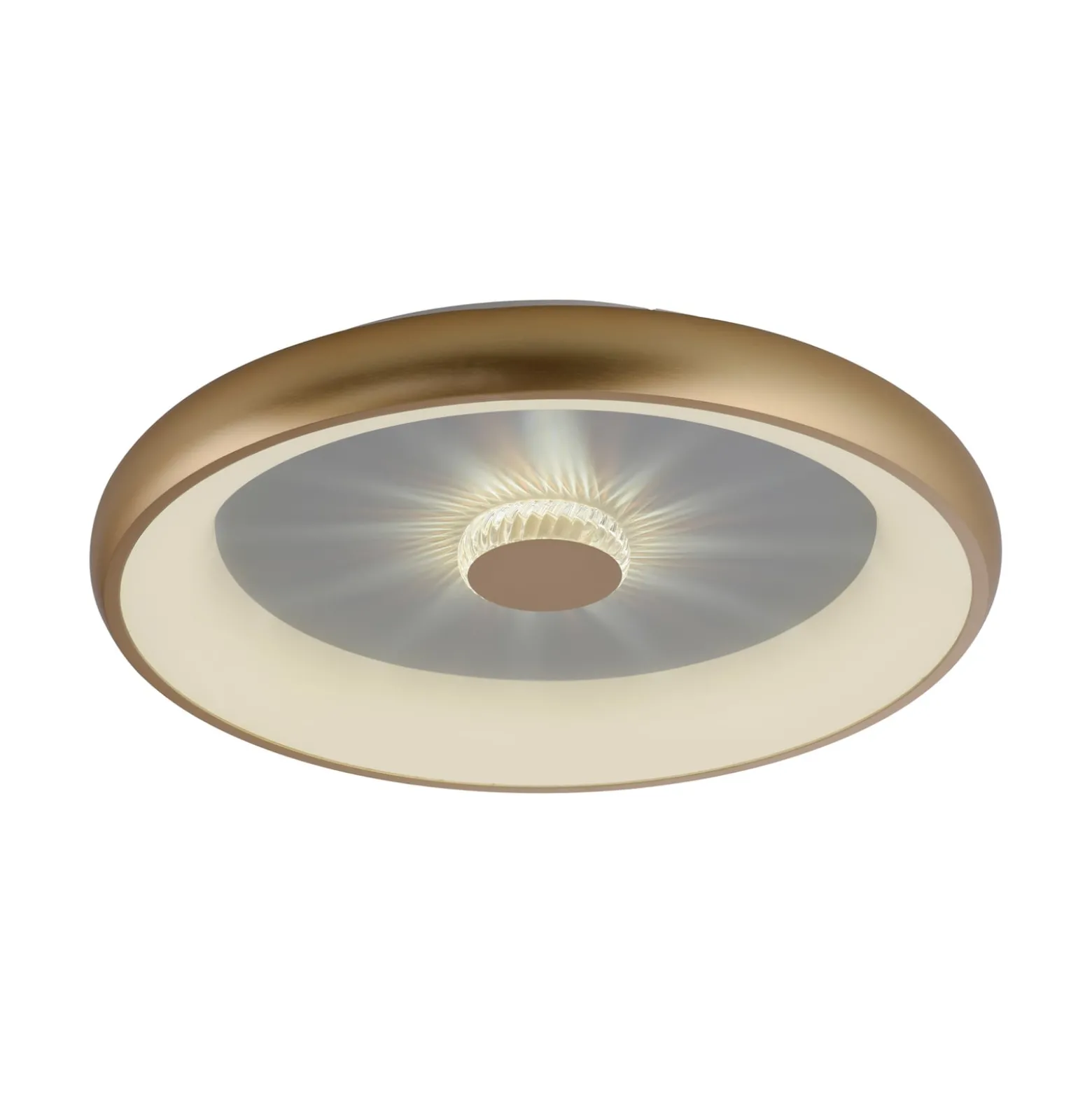 LED-Deckenleuchte Vertigo, CCT, Ø 61,5 cm, messing