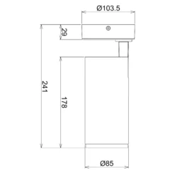 LED-Deckenstrahler Lucea, justierbar, 15 W schwarz