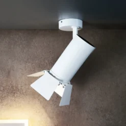 LED-Deckenstrahler Lucea 6, weiß, Aluminium, 2.700 K