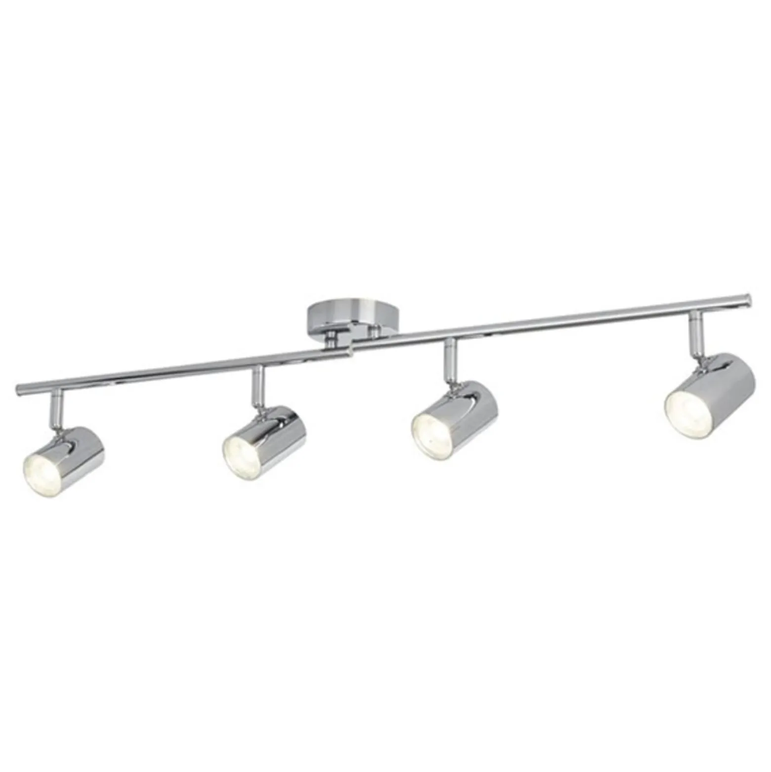 LED-Deckenstrahler Rollo, vierflammig, chrom