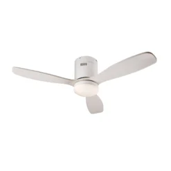 LED-Deckenventilator Siroco Mini, DC, leise, weiß, CCT