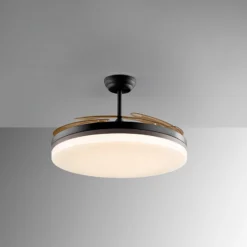 LED-Deckenventilator Vento schwarz/bronze/rauch Ø 150, leise