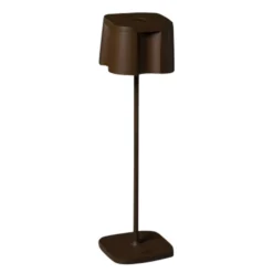 LED-Dekoleuchte Nice, USB-Ladeanschluss, rost
