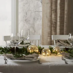 LED-Dekorationsleuchte Triss aus Glas, transparent