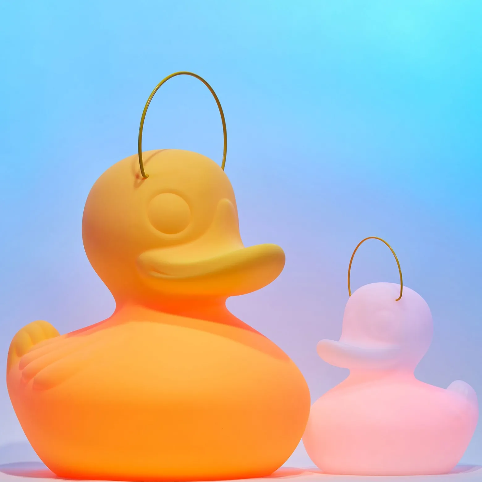 LED-Designleuchte DUCK-DUCK S für außen in Weiß