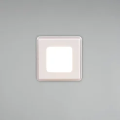 LED-Einbauleuchte Nimbus IP44 8,5x8,5cm 830 weiß