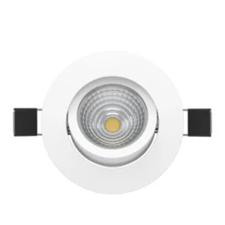 LED-Einbauspot Saliceto rund drehbar 4.000K weiß