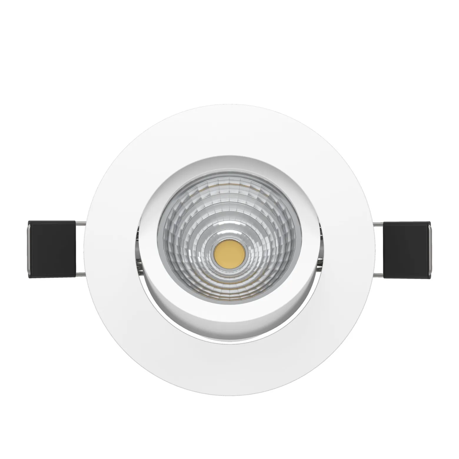 LED-Einbauspot Saliceto rund drehbar 4.000K weiß