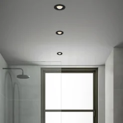 LED-Einbaustrahler Carro, 3er-Set, 3.000K, schwarz