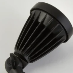 LED-Erdspießstrahler Spikey, schwarz, Metall, 25 cm, IP54