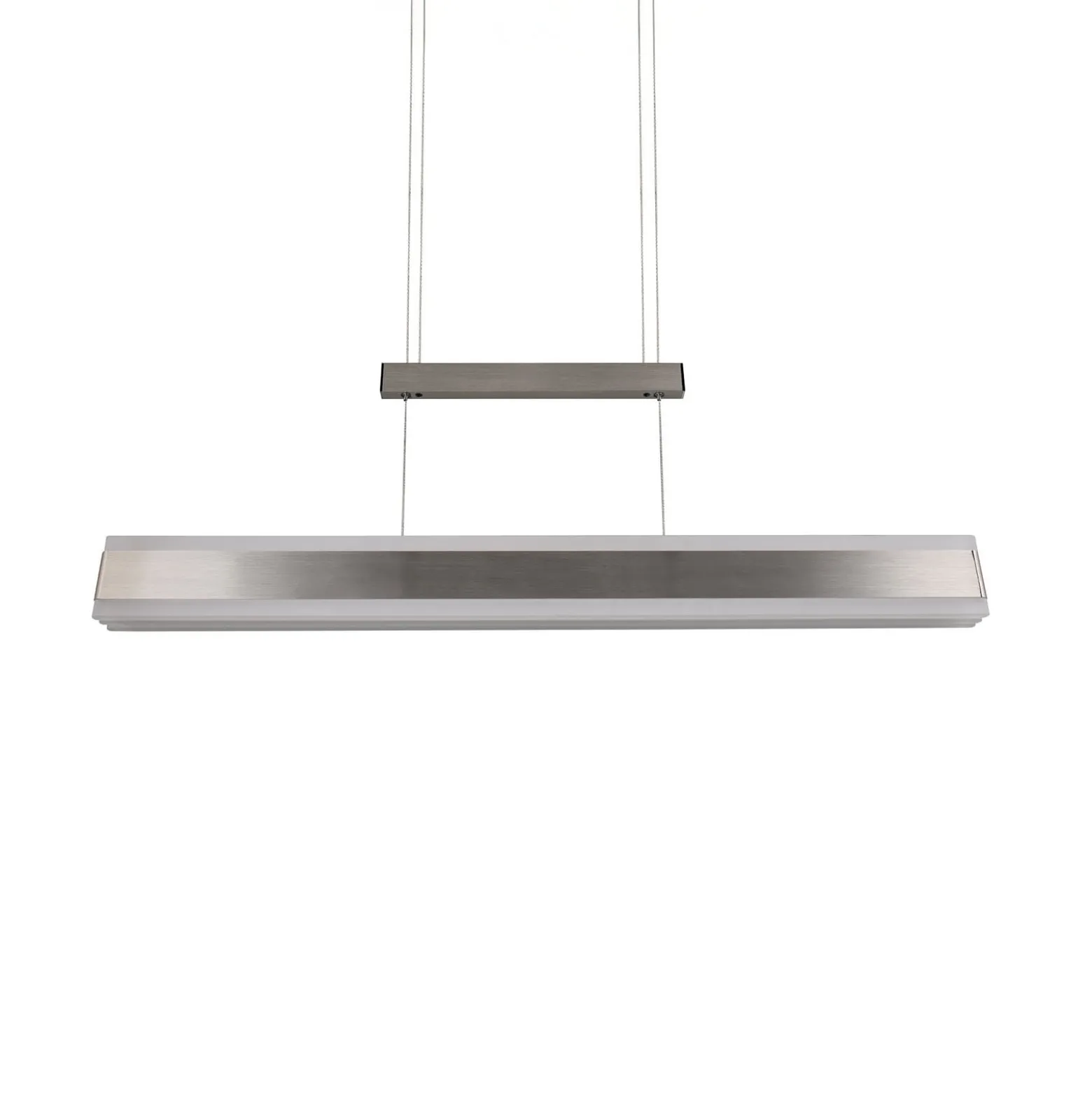 LED-Hängelampe Arcola, nickelfarben, 152 cm, CCT Touchdimmer