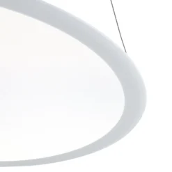 LED-Hängelampe PANEL, weiß, Ø 63 cm, Metall, CCT, dim, 50 W