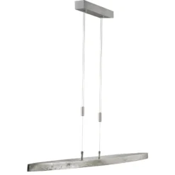 LED-Hängeleuchte Colmar, CCT, nickel, Länge 106 cm