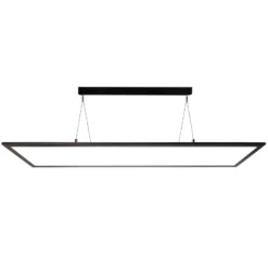 LED-Hängeleuchte 3422, eckig, Dip-Switch, schwarz